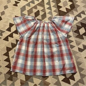 Ulla Johnson plaid top